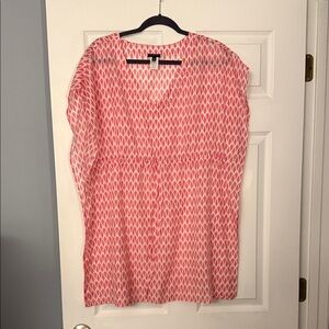 Women's Pink Patterned Cover Up